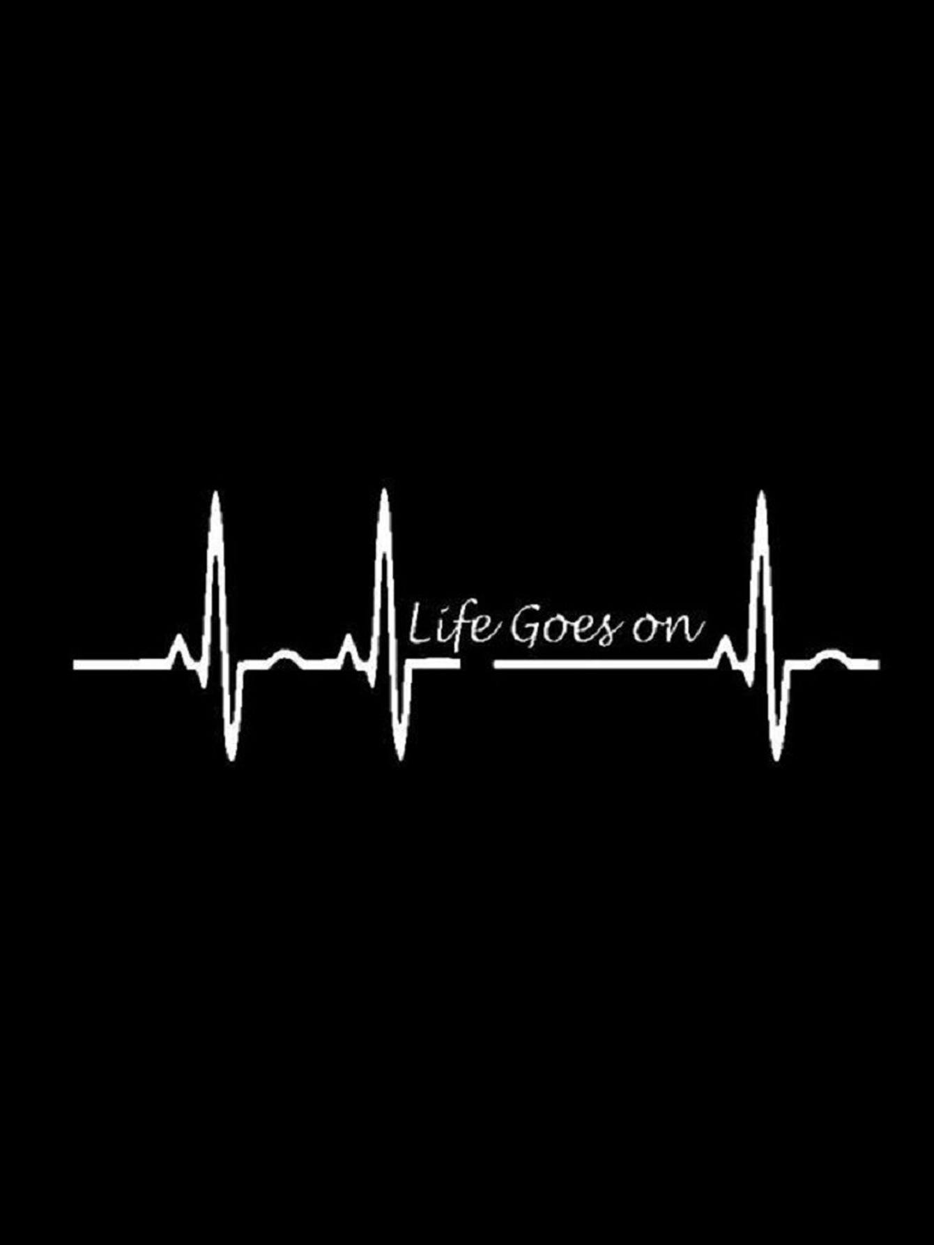 Customized ECG Pattern Car Sticker Decal
